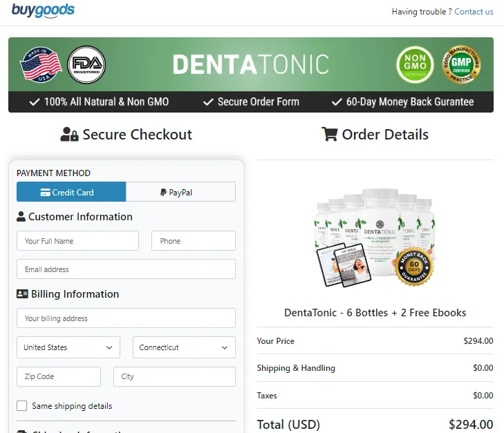 Dentatonic order